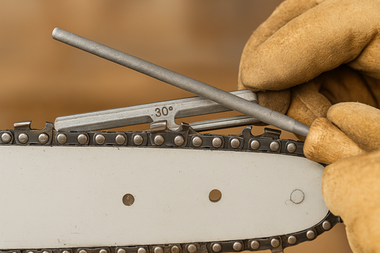 How to Sharpen a Chainsaw Chain